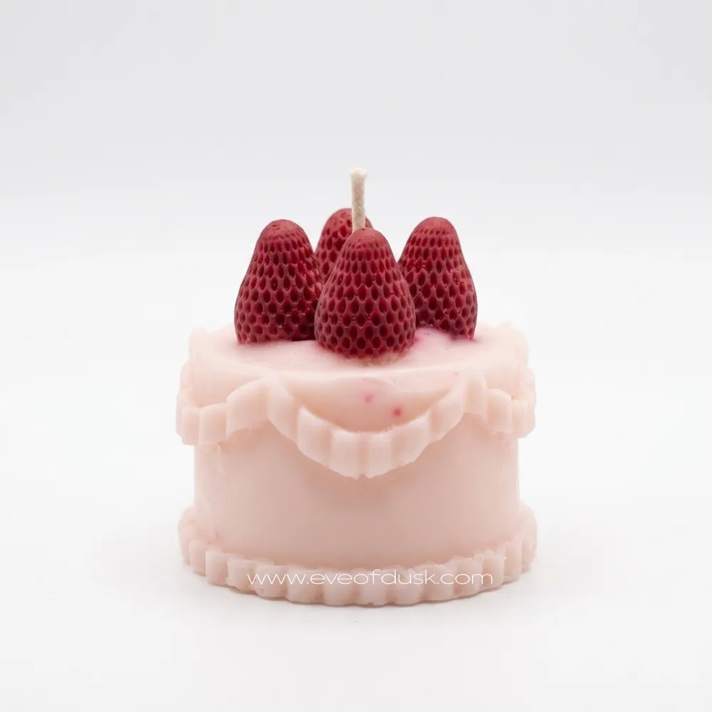[mc_0055] Birthday Cake Candle (Vanilla)