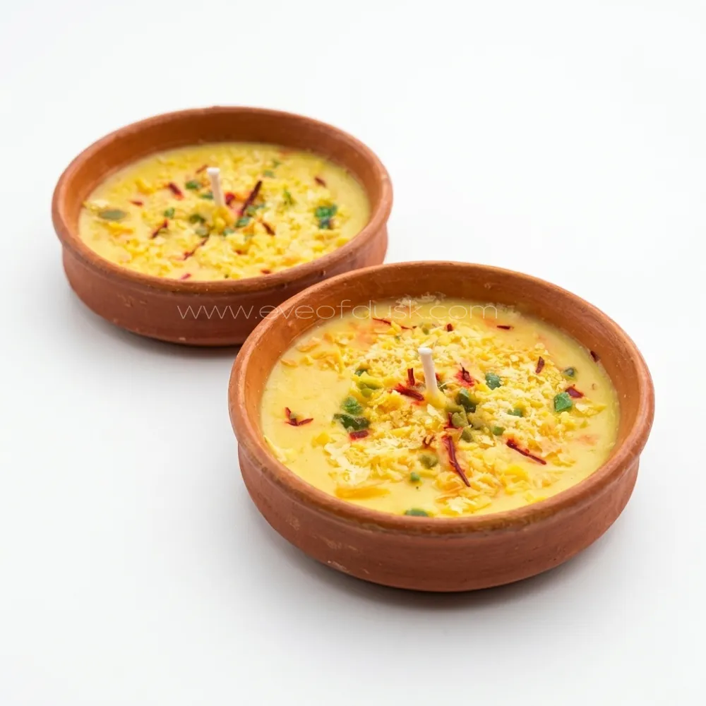 Kesar Phirni Candle