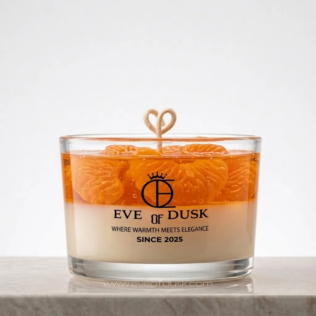[gc_0009] Orange Marmalade Candle