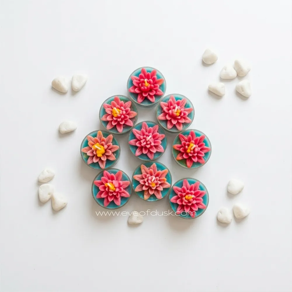 Lotus Tealight Candle (Set of 4)